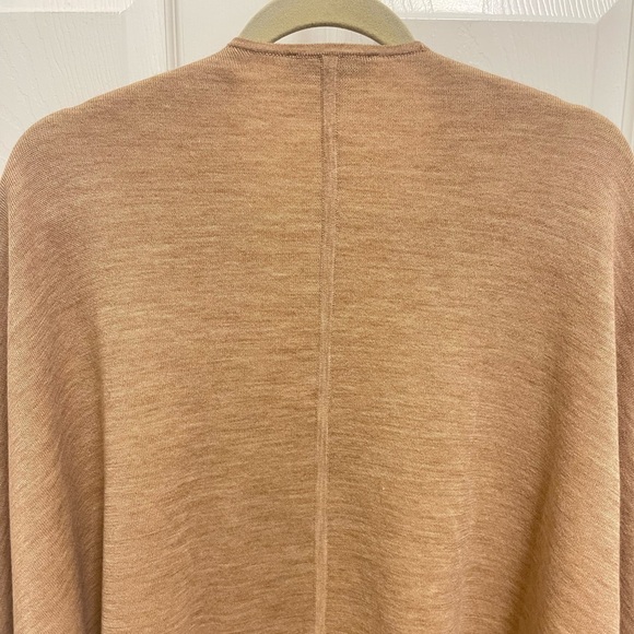 Ann Taylor Camel Color Open Front Drape Cardigan - Picture 9 of 11